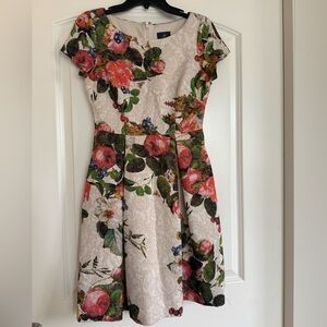 Adrianna Papell Floral Fit & Flare Women’s Dress - size 2P